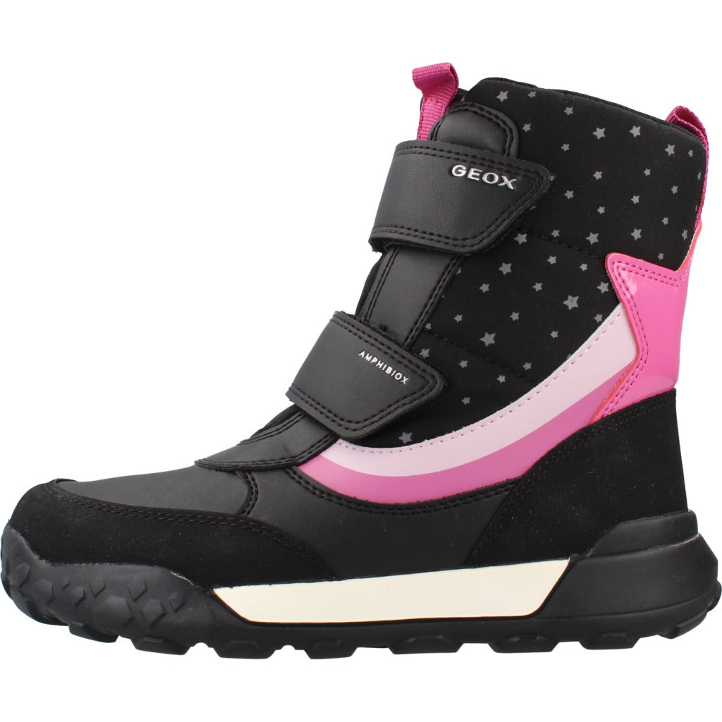 GEOX J TREKKYUP GIRL en color NEGRO  (2)
