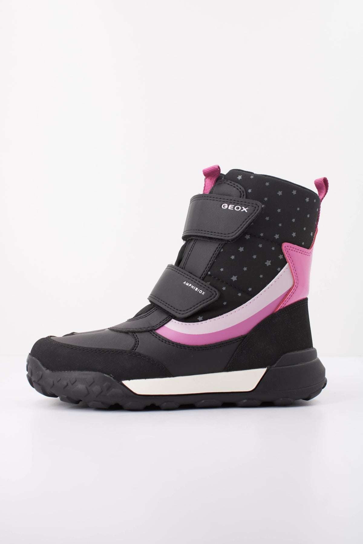 GEOX J TREKKYUP GIRL en color NEGRO  (1)