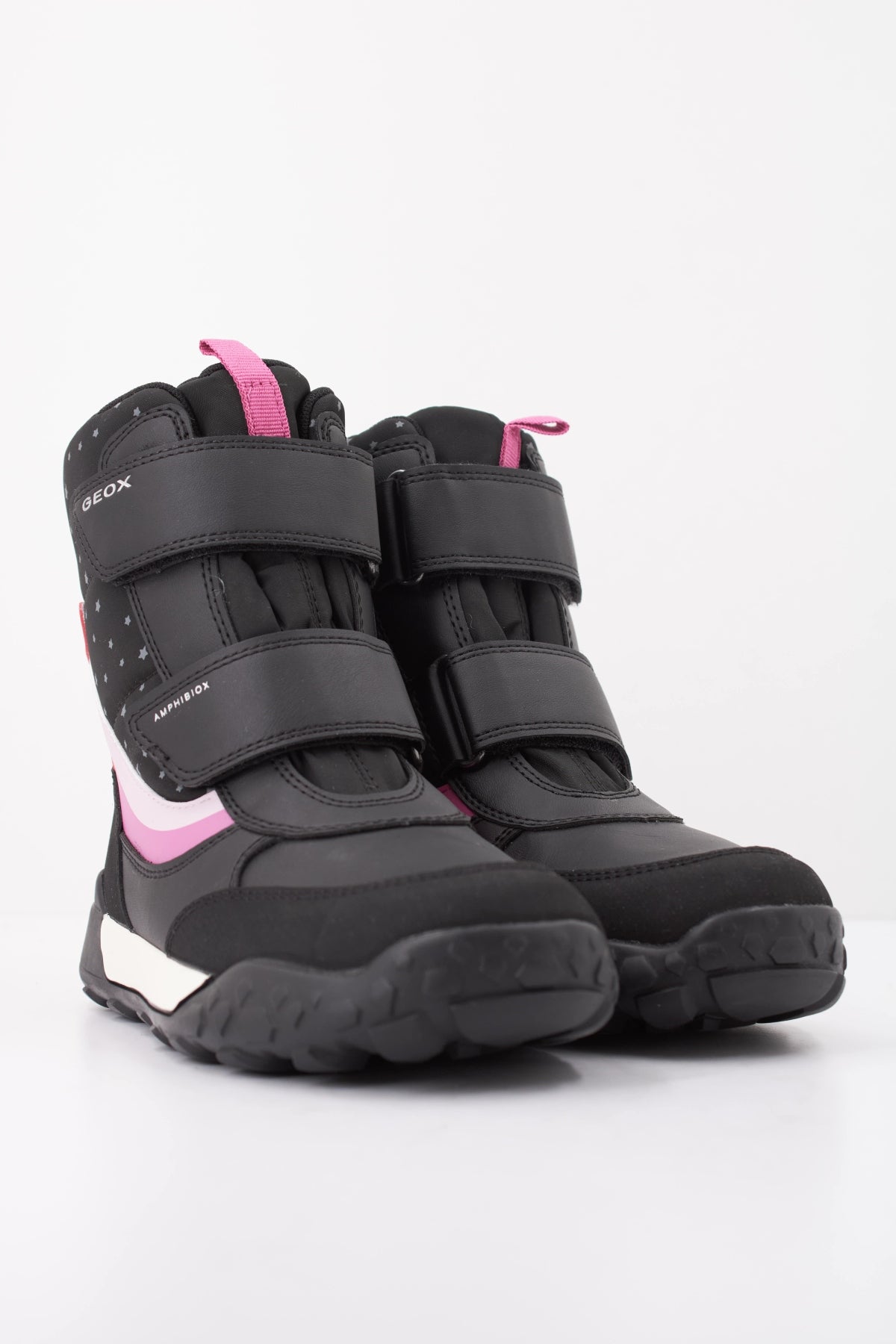 GEOX J TREKKYUP GIRL en color NEGRO  (2)