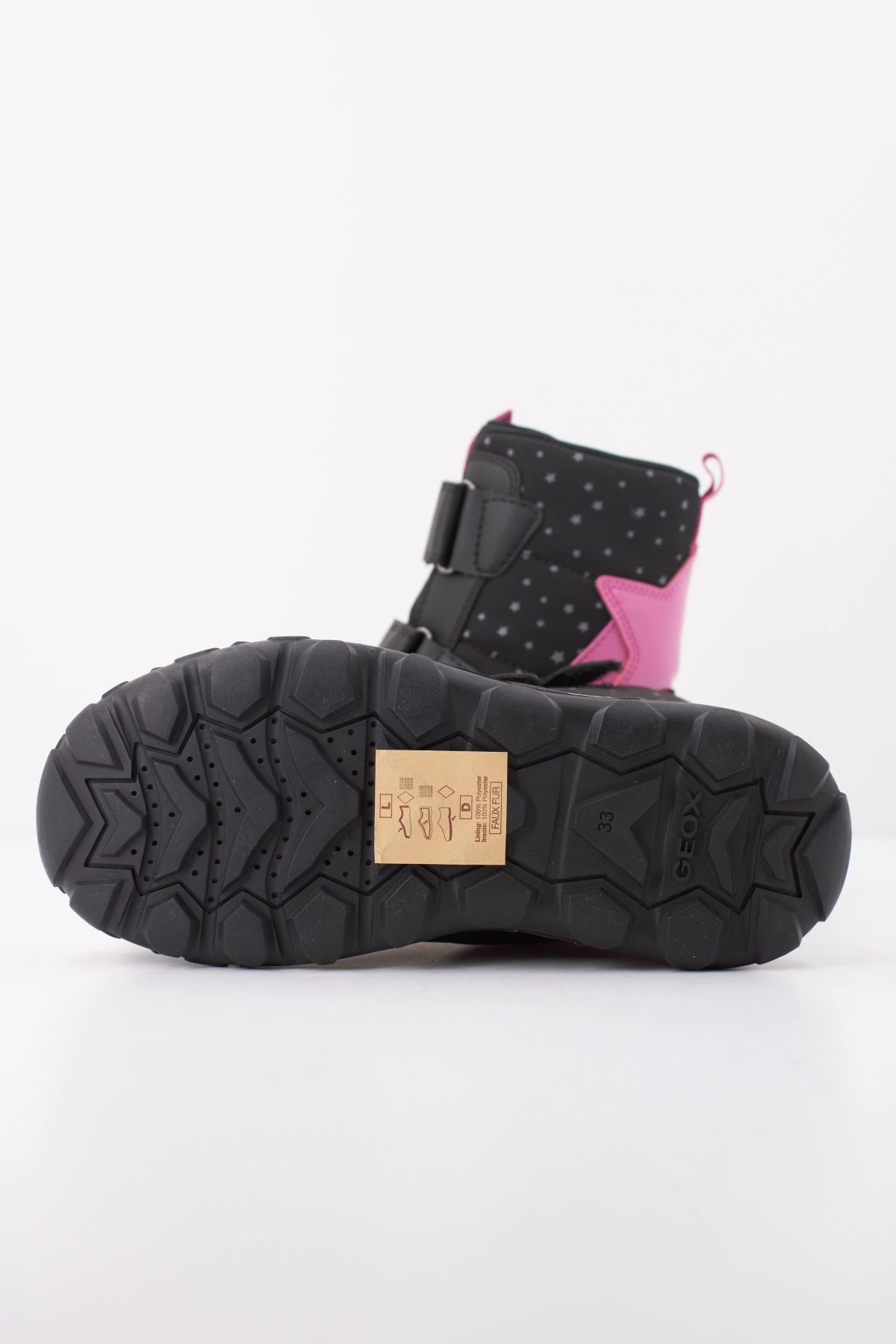 GEOX J TREKKYUP GIRL en color NEGRO  (5)