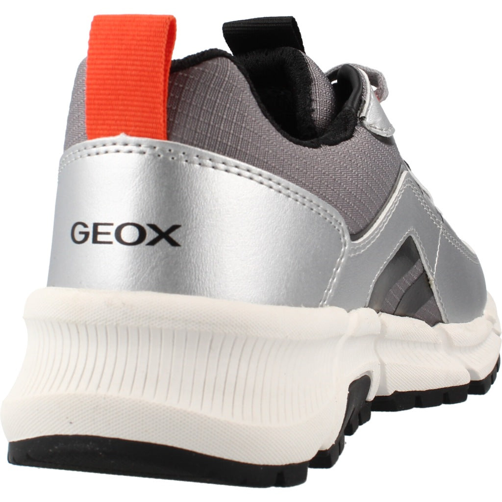 GEOX J FLEXYPER PLUS BOY en color PLATA  (3)