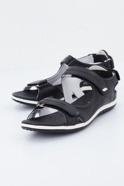 GEOX D SANDAL VEGA A en color NEGRO  (1)
