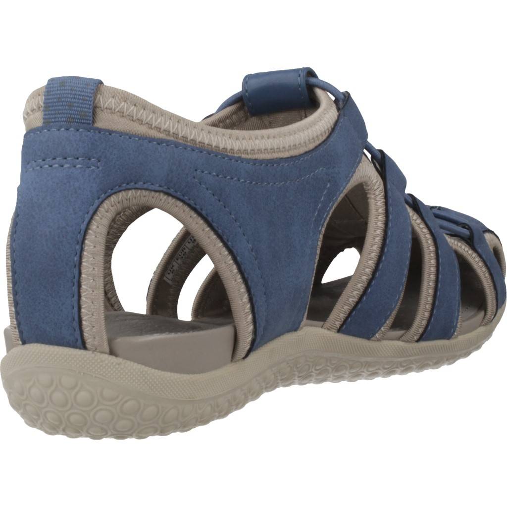 GEOX D SANDAL VEGA en color AZUL  (3)