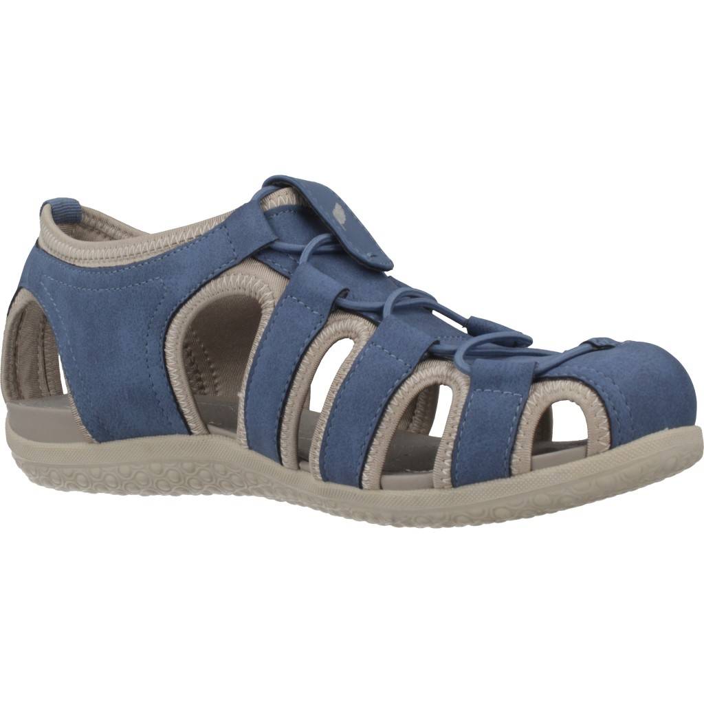 GEOX D SANDAL VEGA en color AZUL  (5)