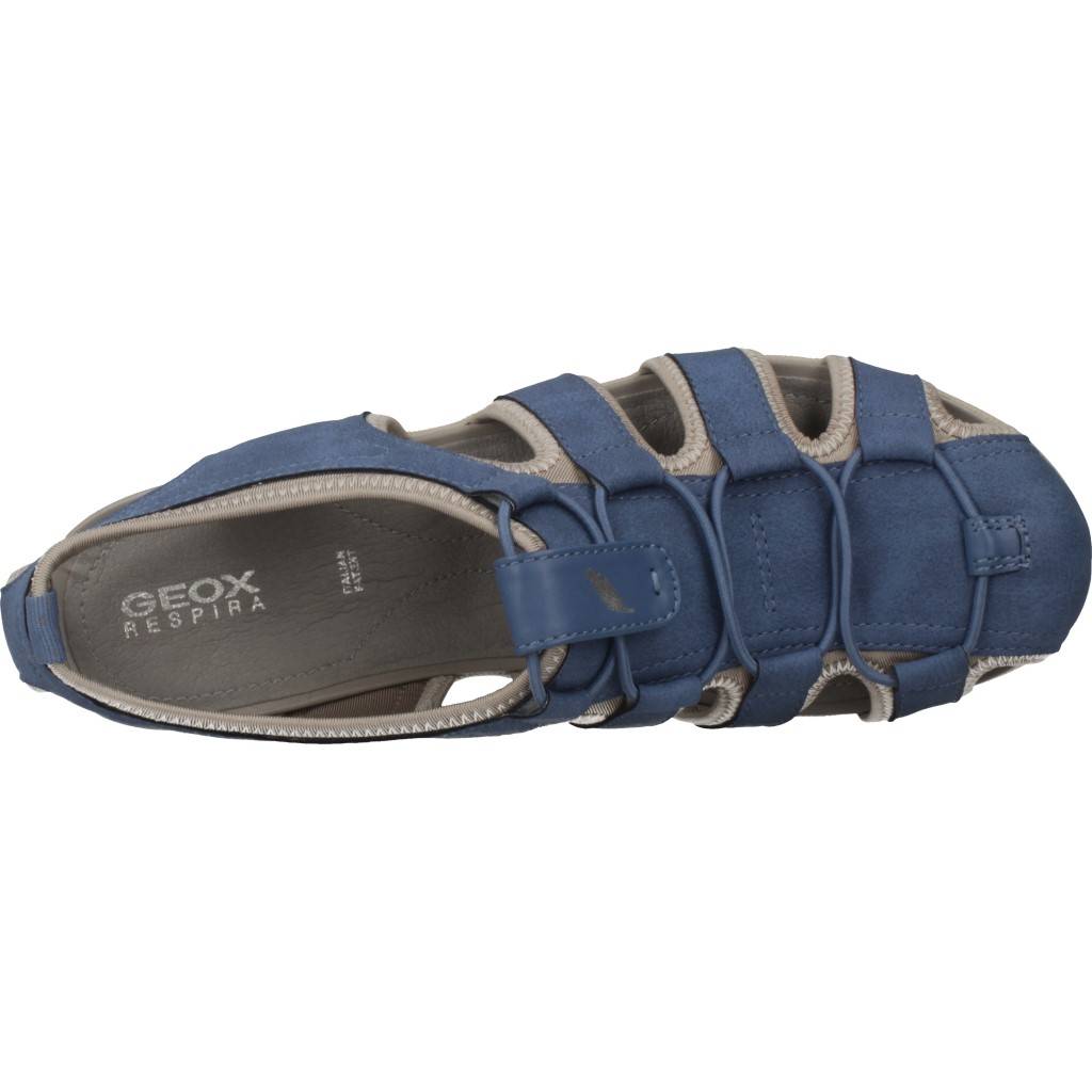 GEOX D SANDAL VEGA en color AZUL  (8)
