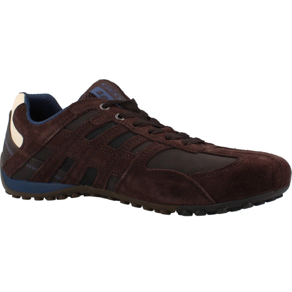 GEOX UK EK UOMO SNAKE en color MARRON  (5)