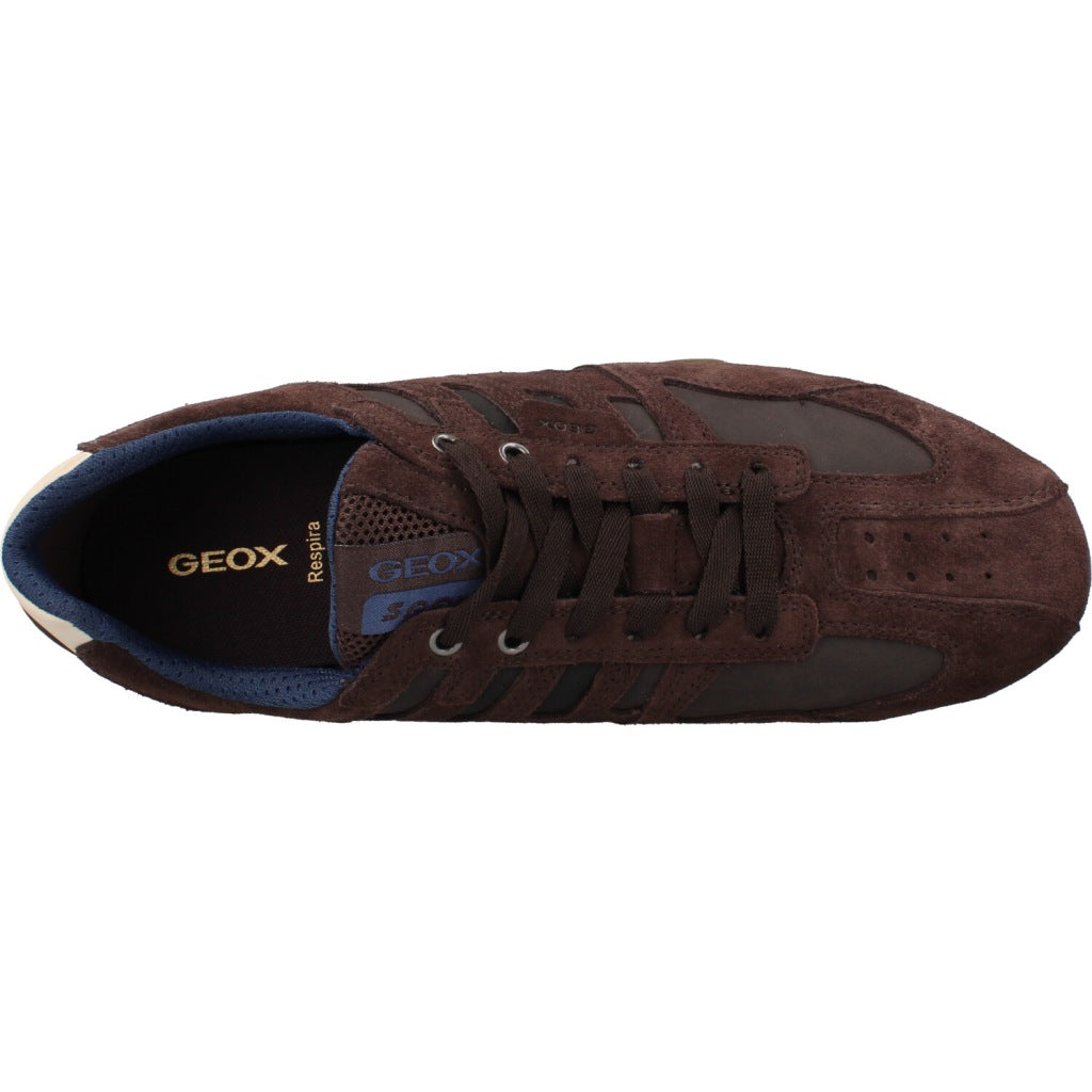 GEOX UK EK UOMO SNAKE en color MARRON  (7)