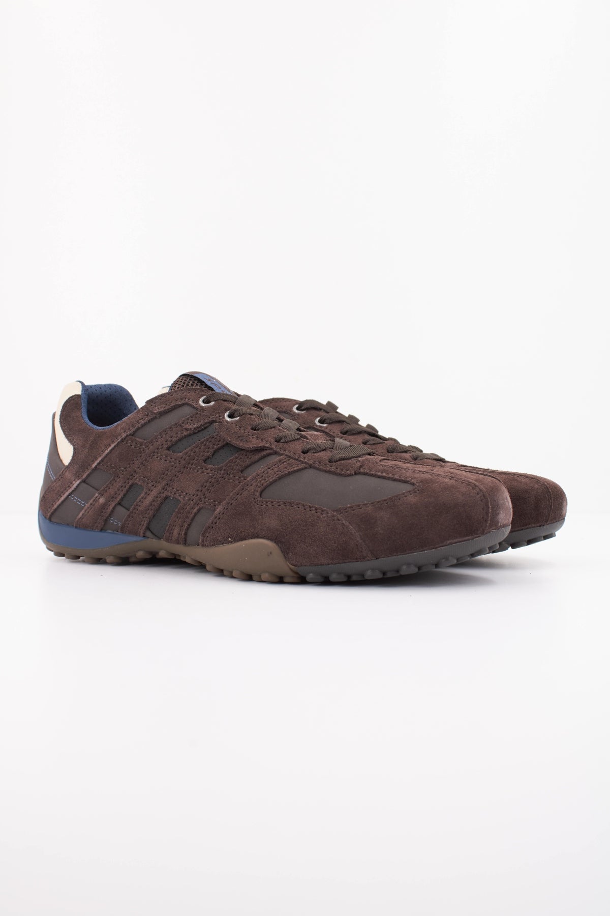 GEOX UK EK UOMO SNAKE en color MARRON  (2)