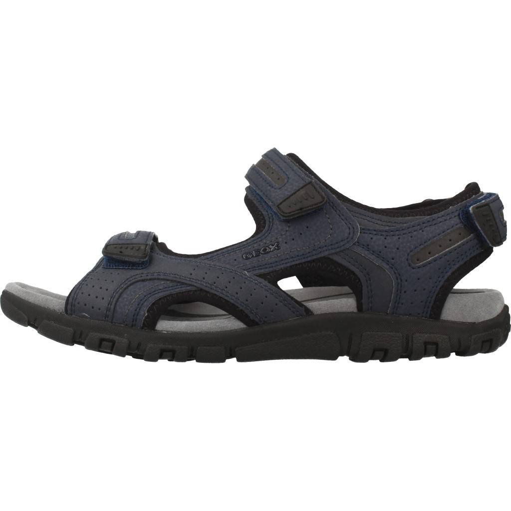 GEOX UOMO SANDAL STRADA en color AZUL  (2)