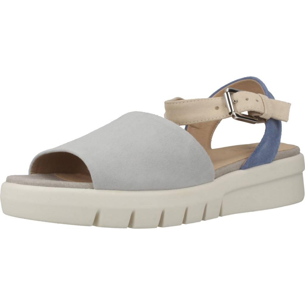 GEOX  D WIMBLEY SANDAL en color AZUL  (1)