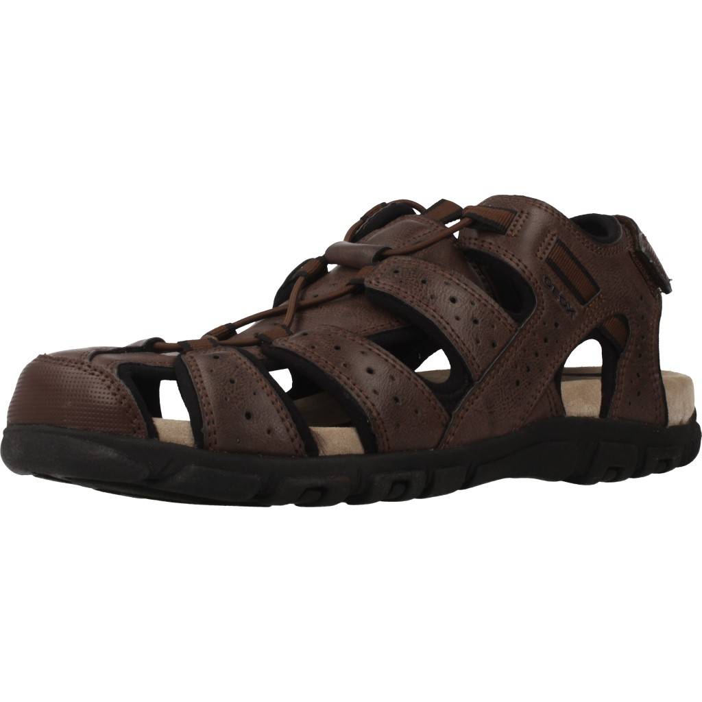 GEOX UOMO SANDAL STRADA en color MARRON  (1)