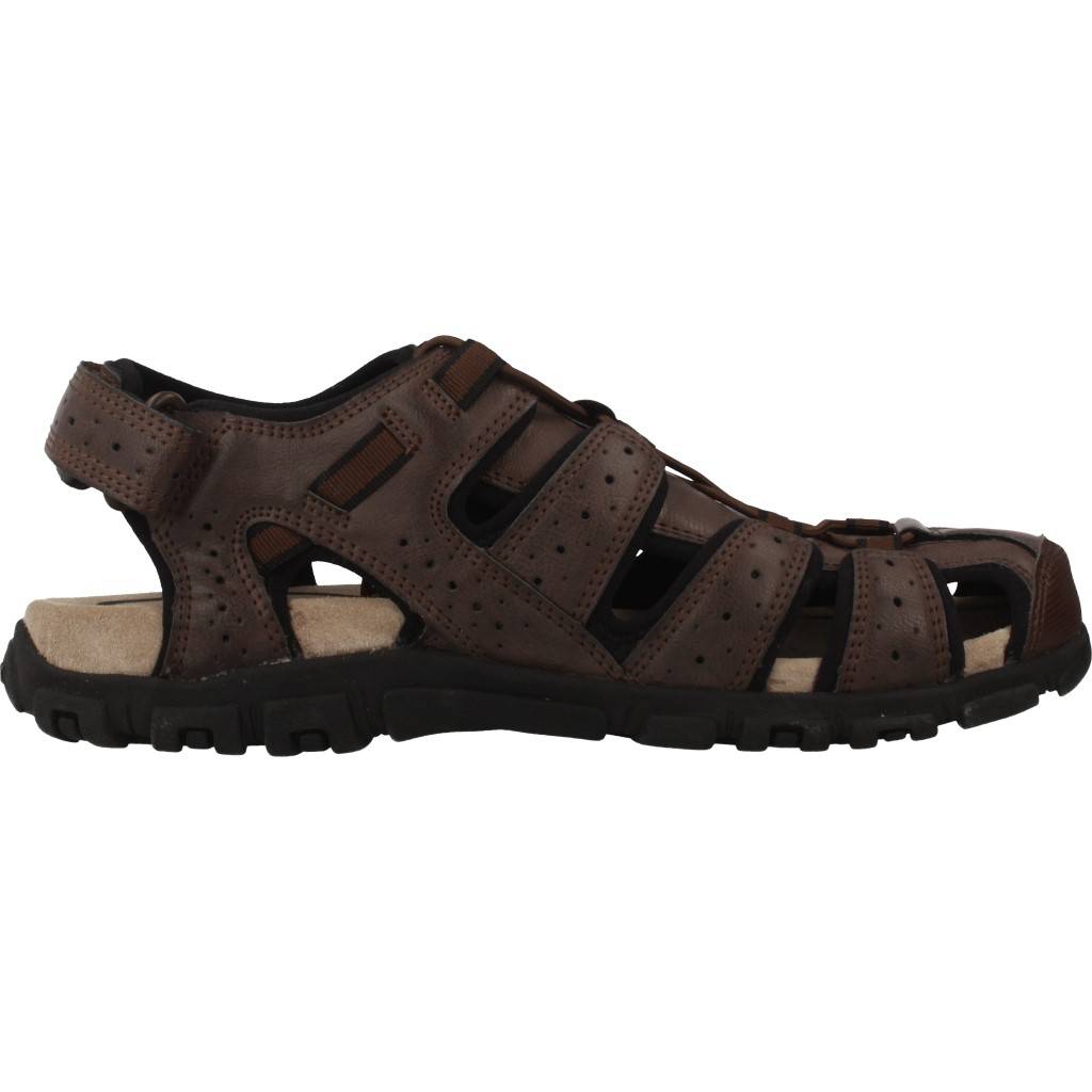 GEOX UOMO SANDAL STRADA en color MARRON  (4)