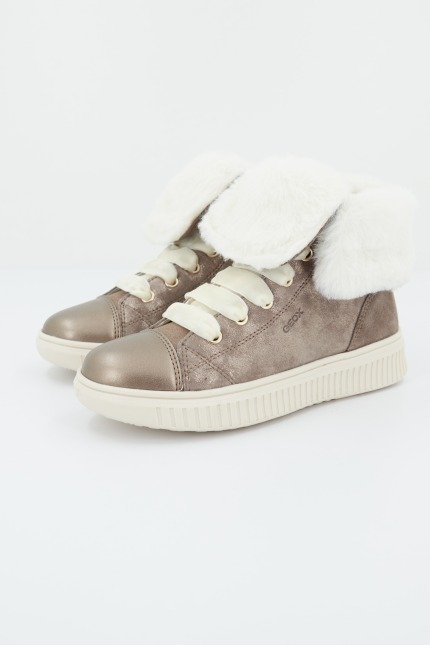 GEOX J DISCOMIX GIRL en color MARRON  (1)