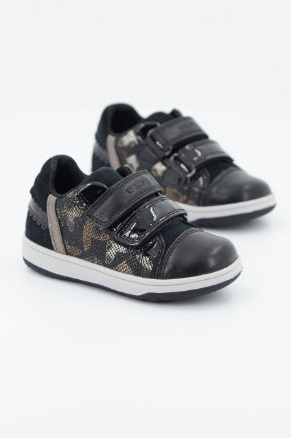 GEOX NEW FLICK GIRL en color NEGRO  (1)