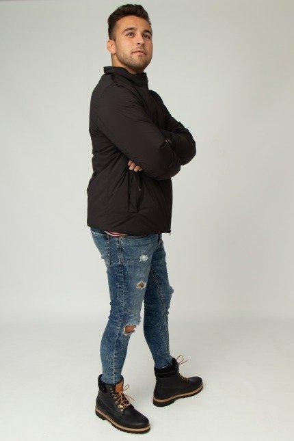 GEOX ABRIGO HOMBRE INVIERNO en color NEGRO  (2)
