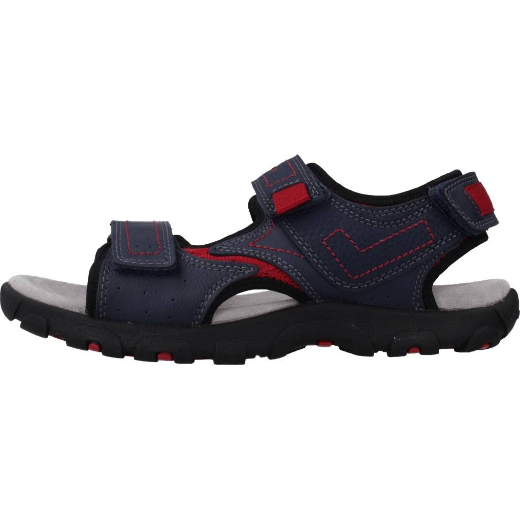 GEOX JR SANDAL STRADA en color AZUL  (2)
