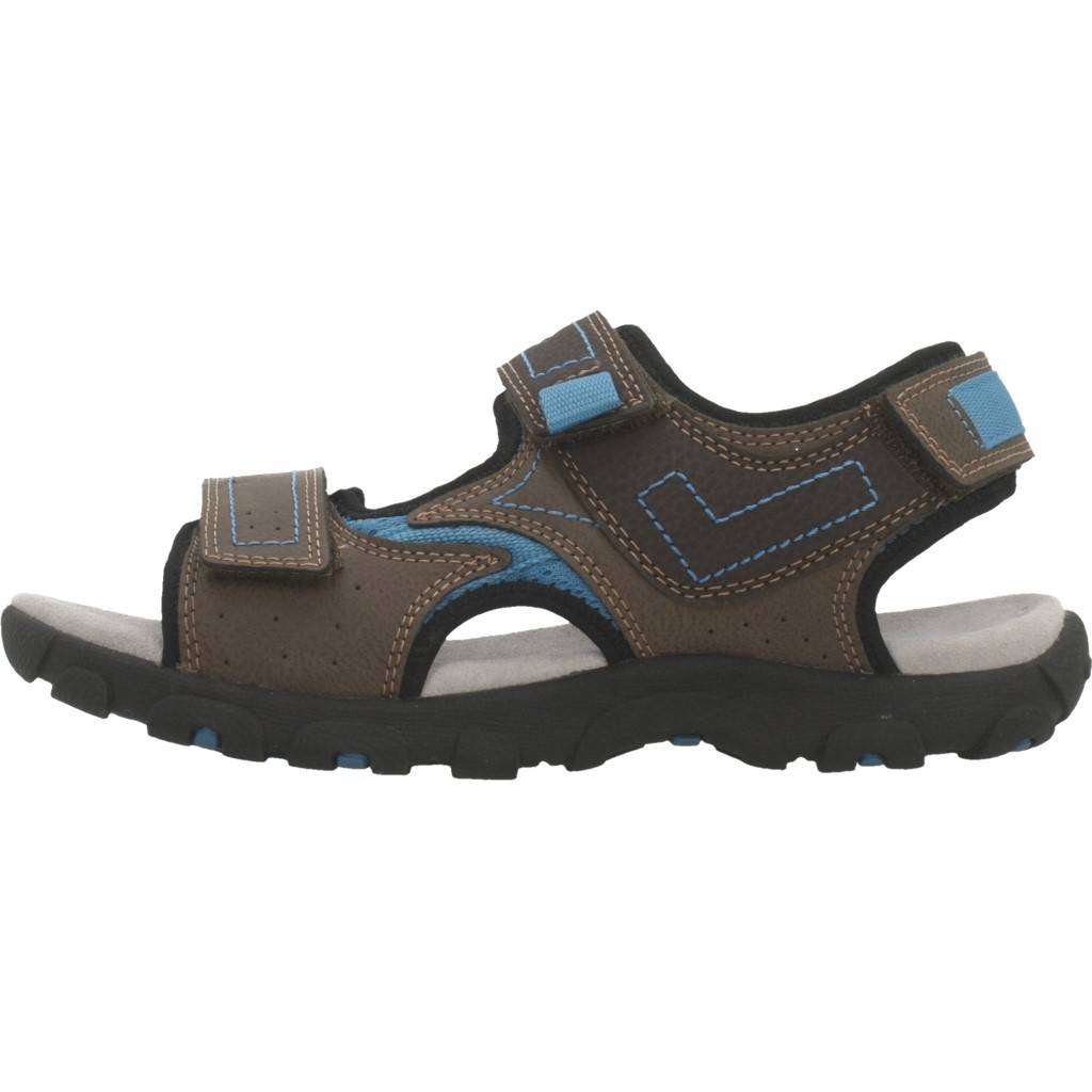 GEOX JR SANDAL STRADA en color MARRON  (2)