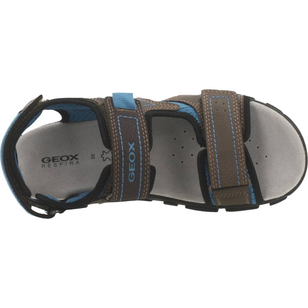GEOX JR SANDAL STRADA en color MARRON  (7)