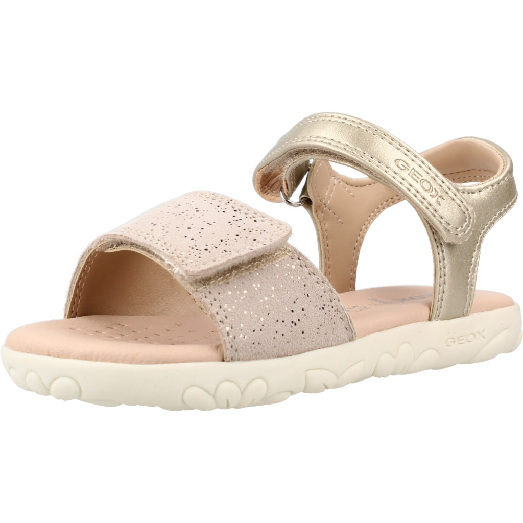 GEOX  J SANDAL HAITI GIRL  en color BEIS  (1)