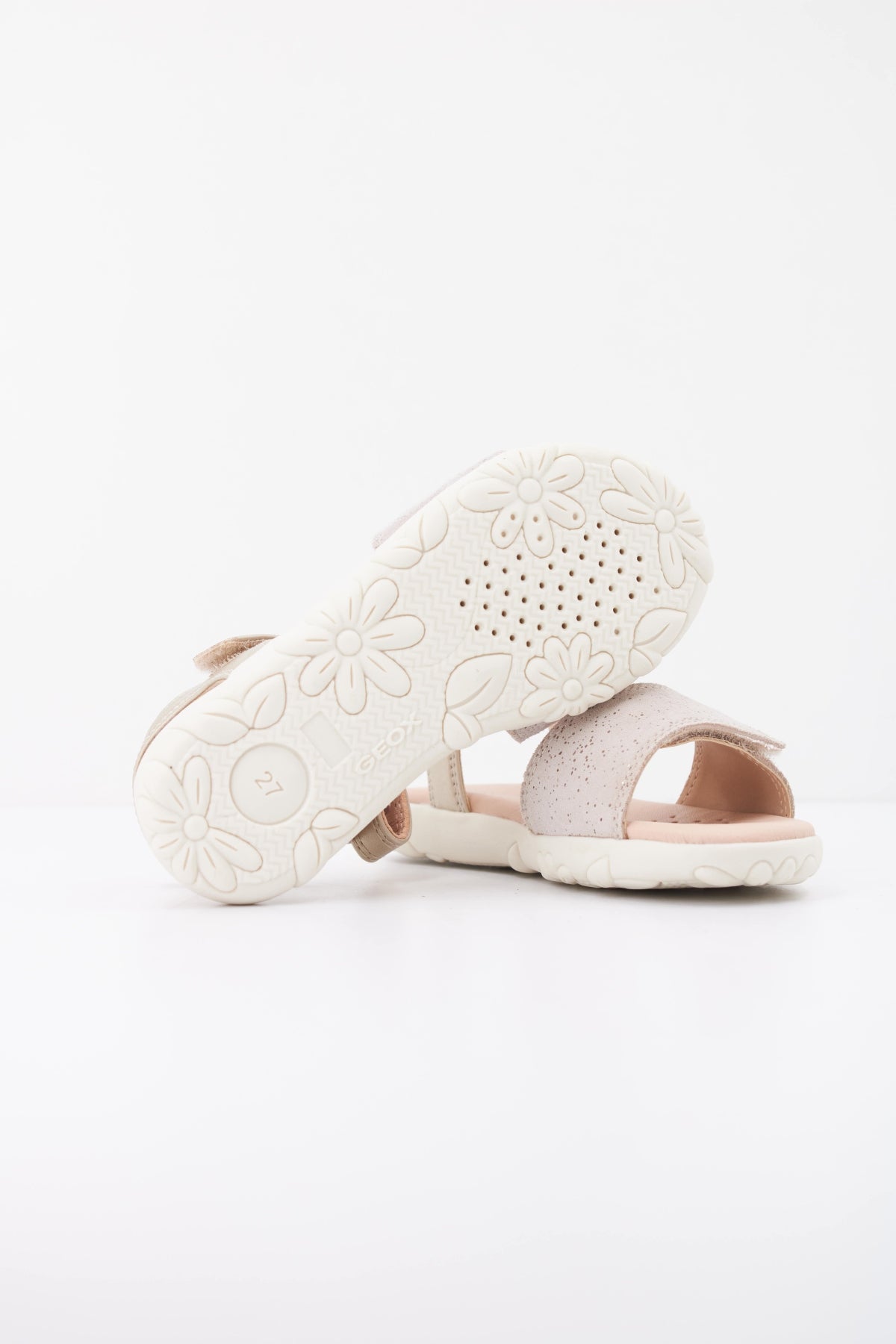 GEOX  J SANDAL HAITI GIRL  en color BEIS  (5)