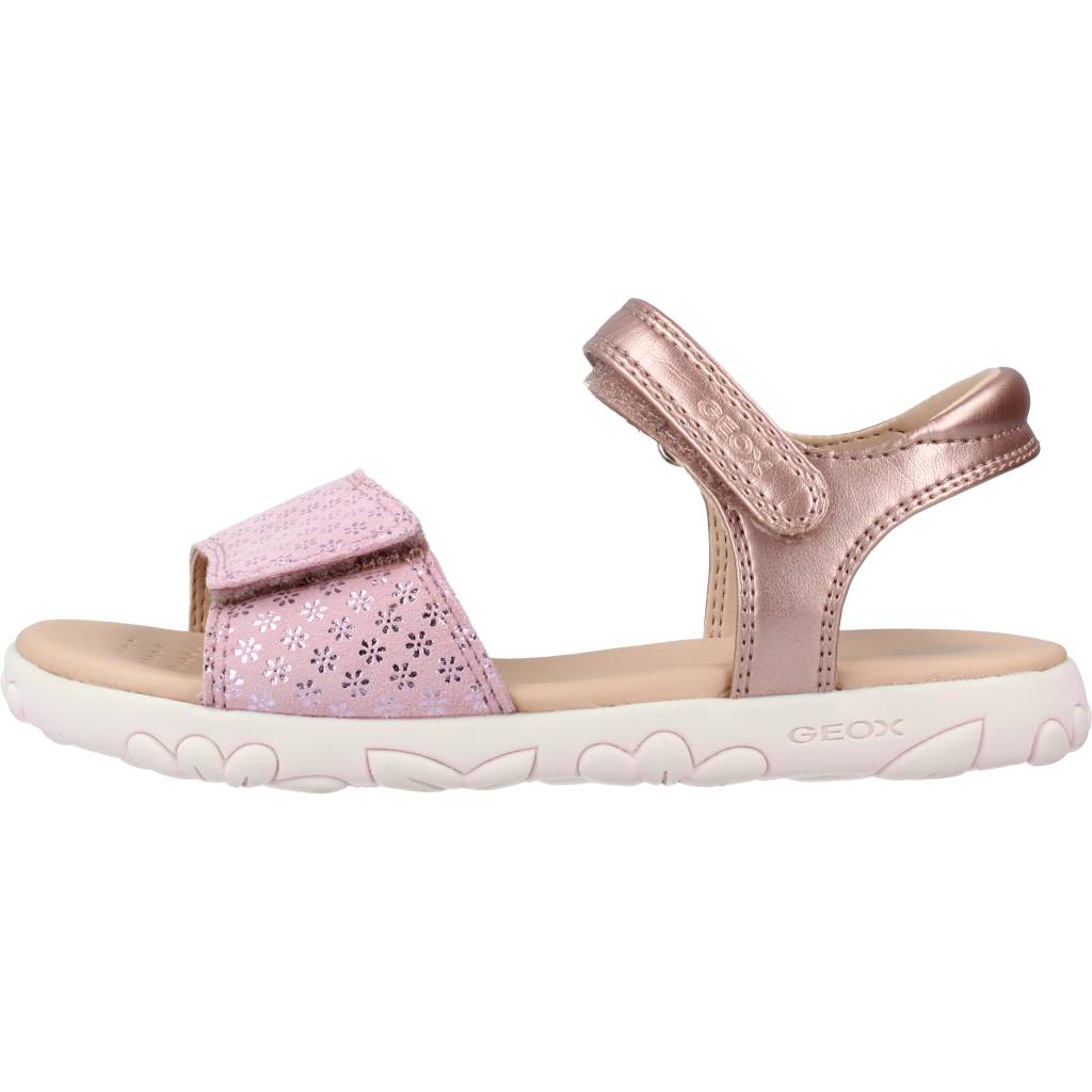 GEOX  J SANDAL HAITI GIRL  en color ROSA  (2)