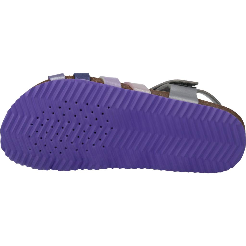 GEOX J NEW SANDAL ALOHA G en color PLATA  (6)
