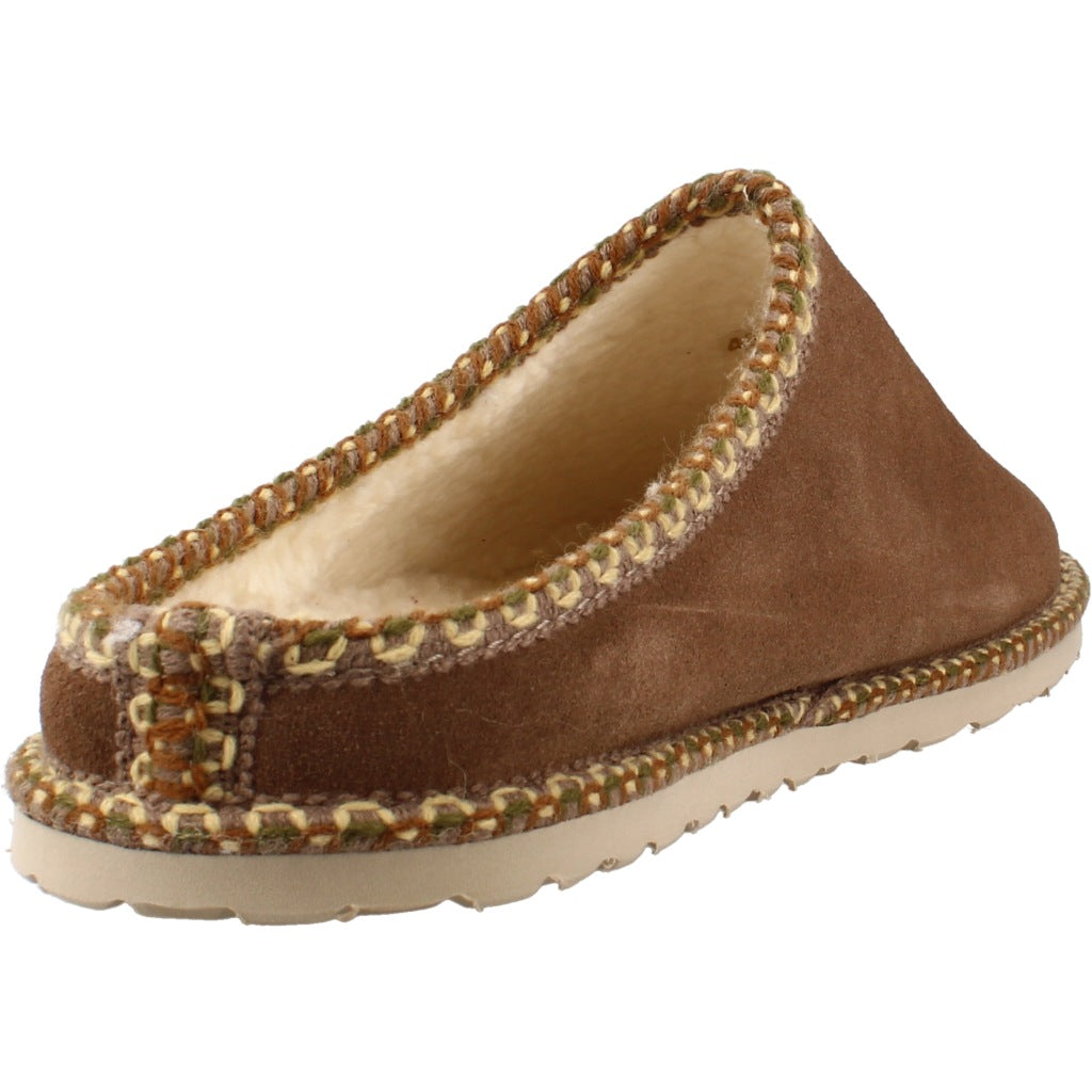 NORDIKAS  AFELPADO ZAPATILLA HOGAR en color MARRON  (3)