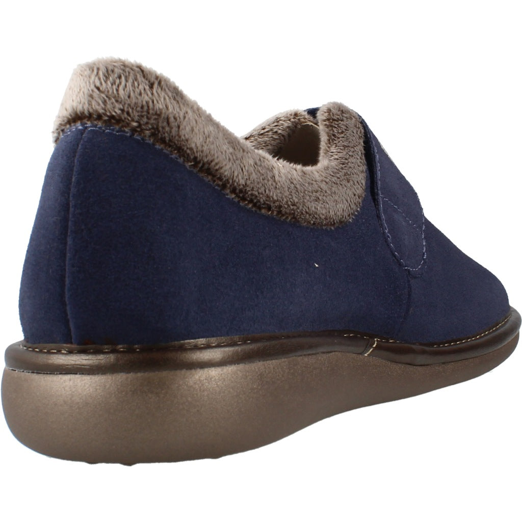 NORDIKAS  AFELPADO ZAPATILLA HOGAR en color AZUL  (3)