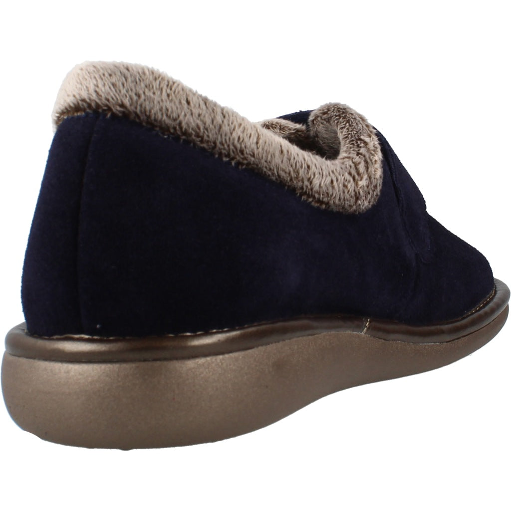 NORDIKAS  AFELPADO ZAPATILLA HOGAR en color AZUL  (3)
