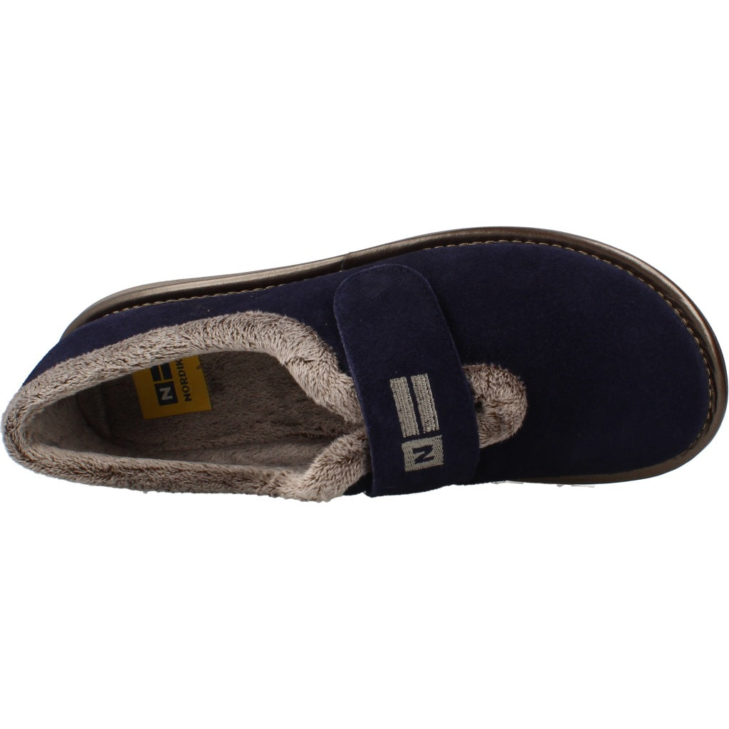 NORDIKAS  AFELPADO ZAPATILLA HOGAR en color AZUL  (7)