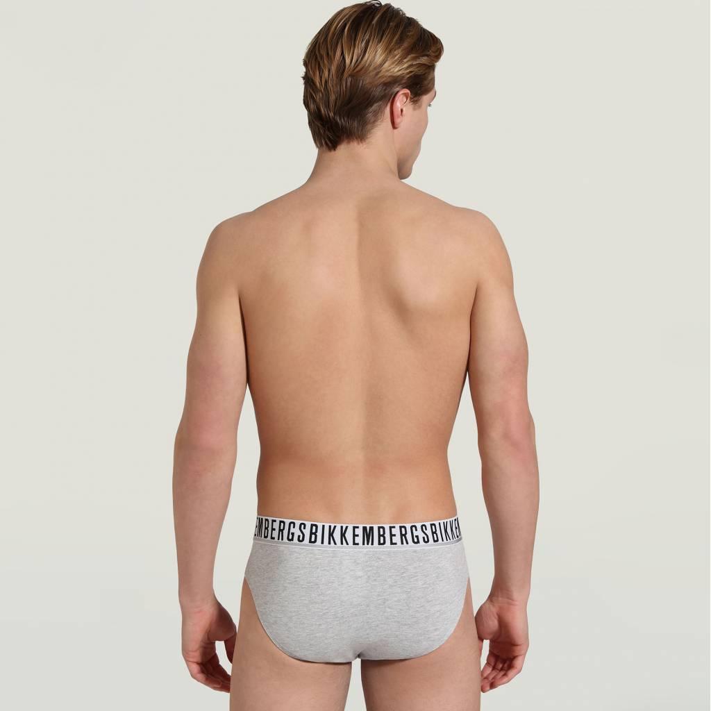 BIKKEMBERGS UNDERWEAR -PACK HOMBRE SLIP en color GRIS  (5)