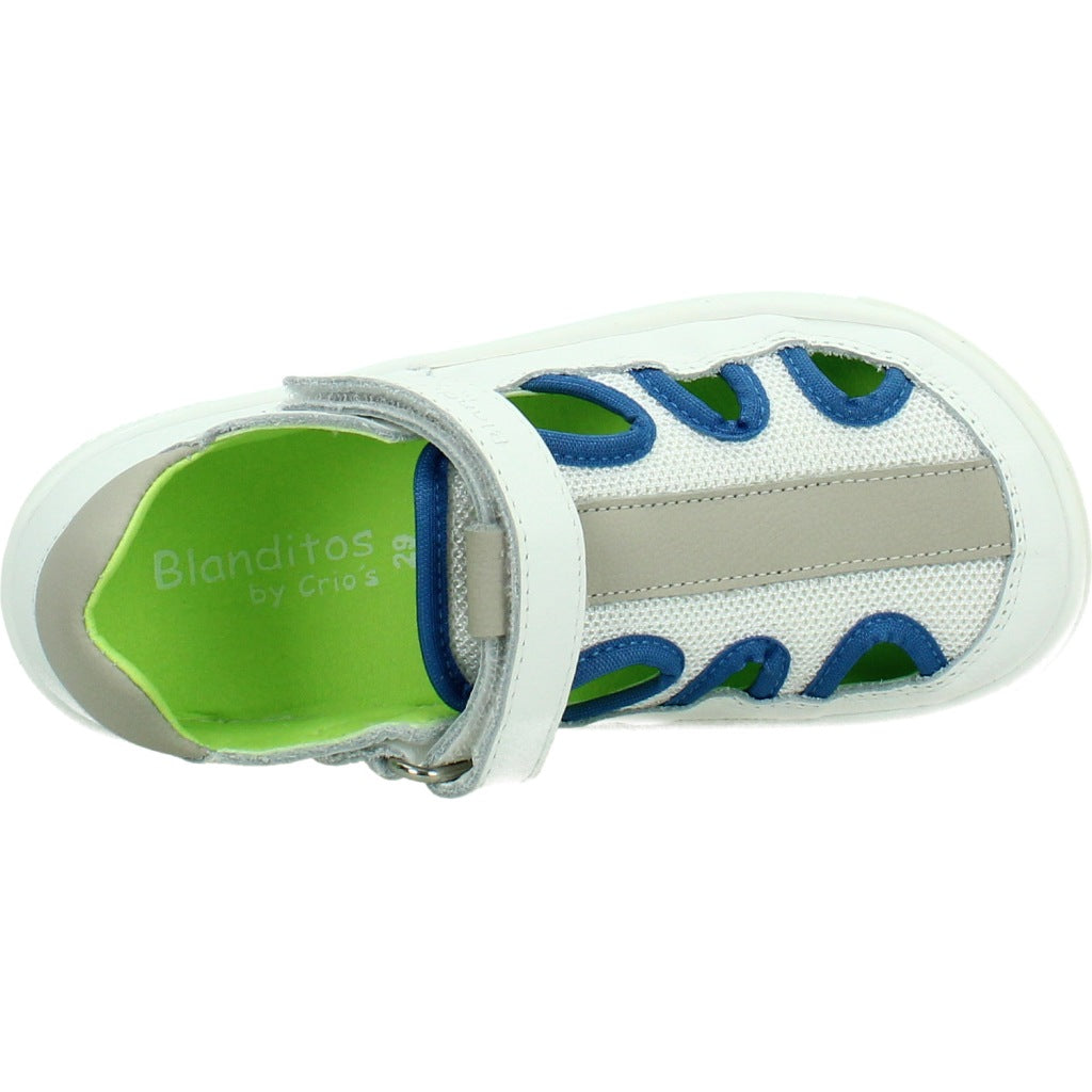 BLANDITOS ZAPATO TIRA ADHESIVA en color BLANCO  (6)
