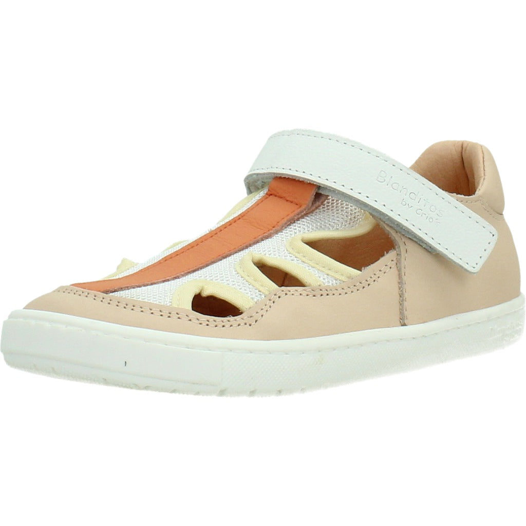 BLANDITOS ZAPATO TIRA ADHESIVA en color BEIS  (1)