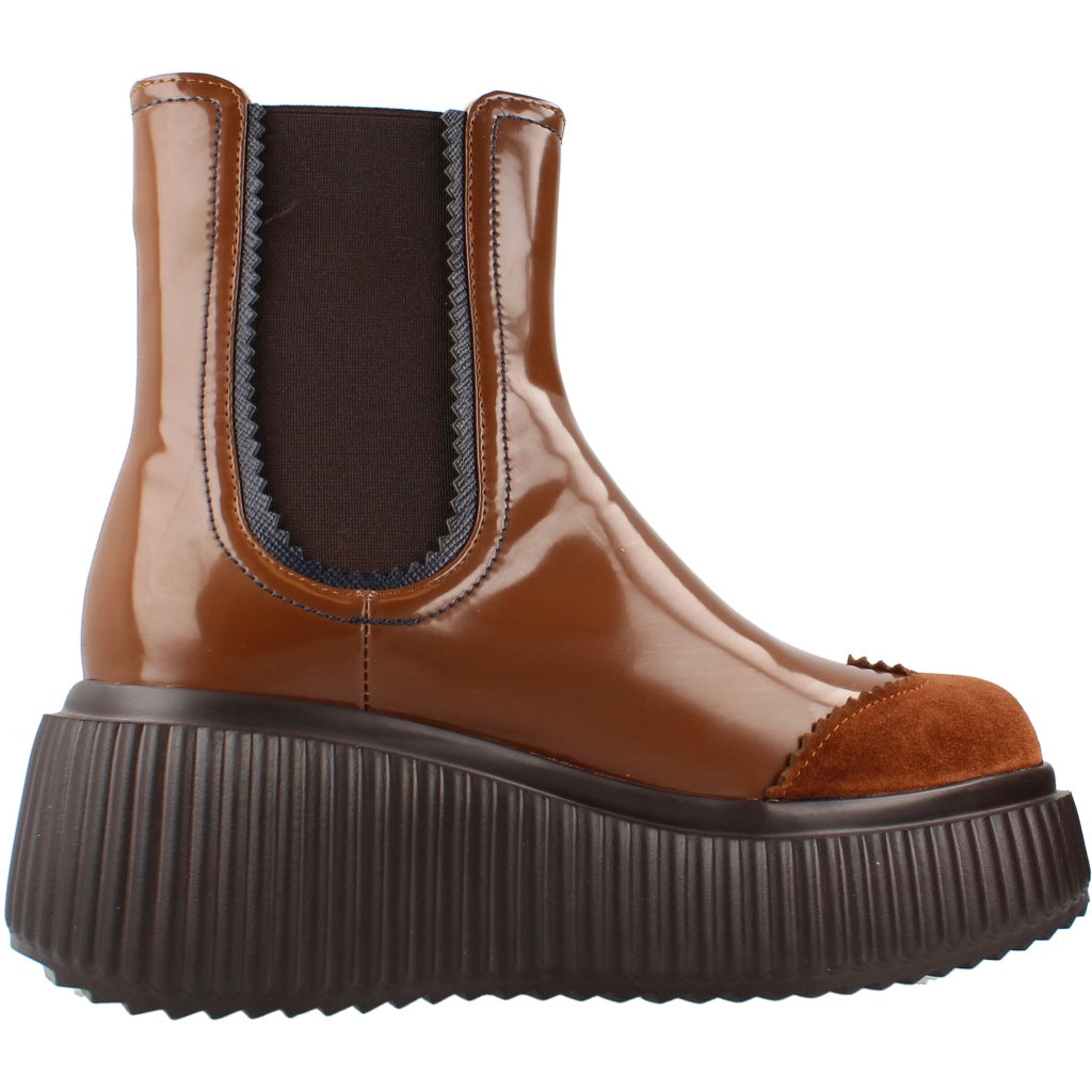 NOA HARMON N BOTIN PLATAFORMA STORM en color MARRON CLARO  (4)