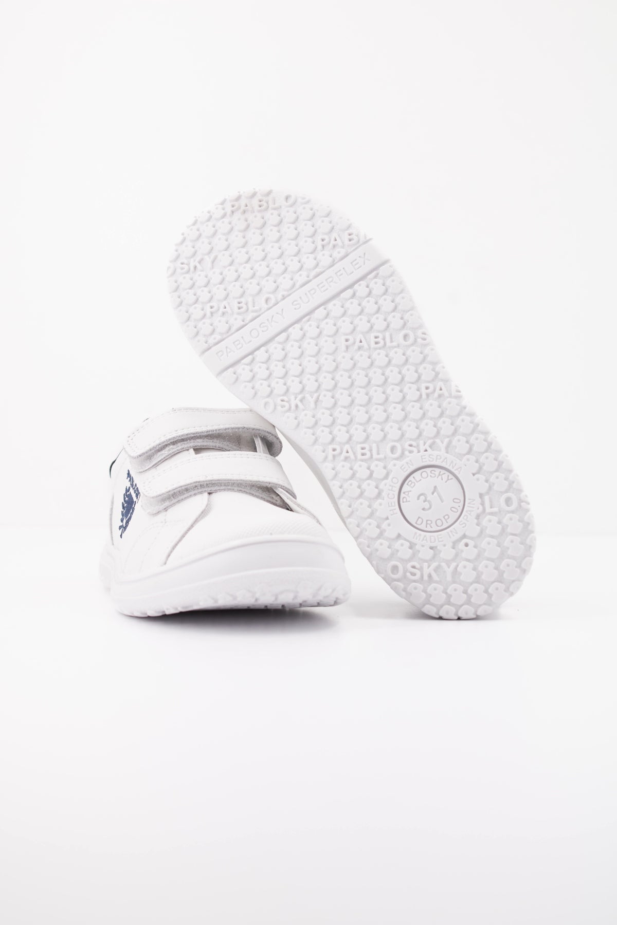 PABLOSKY  DEPORTIVO TIRA ADHESIVA en color BLANCO  (5)