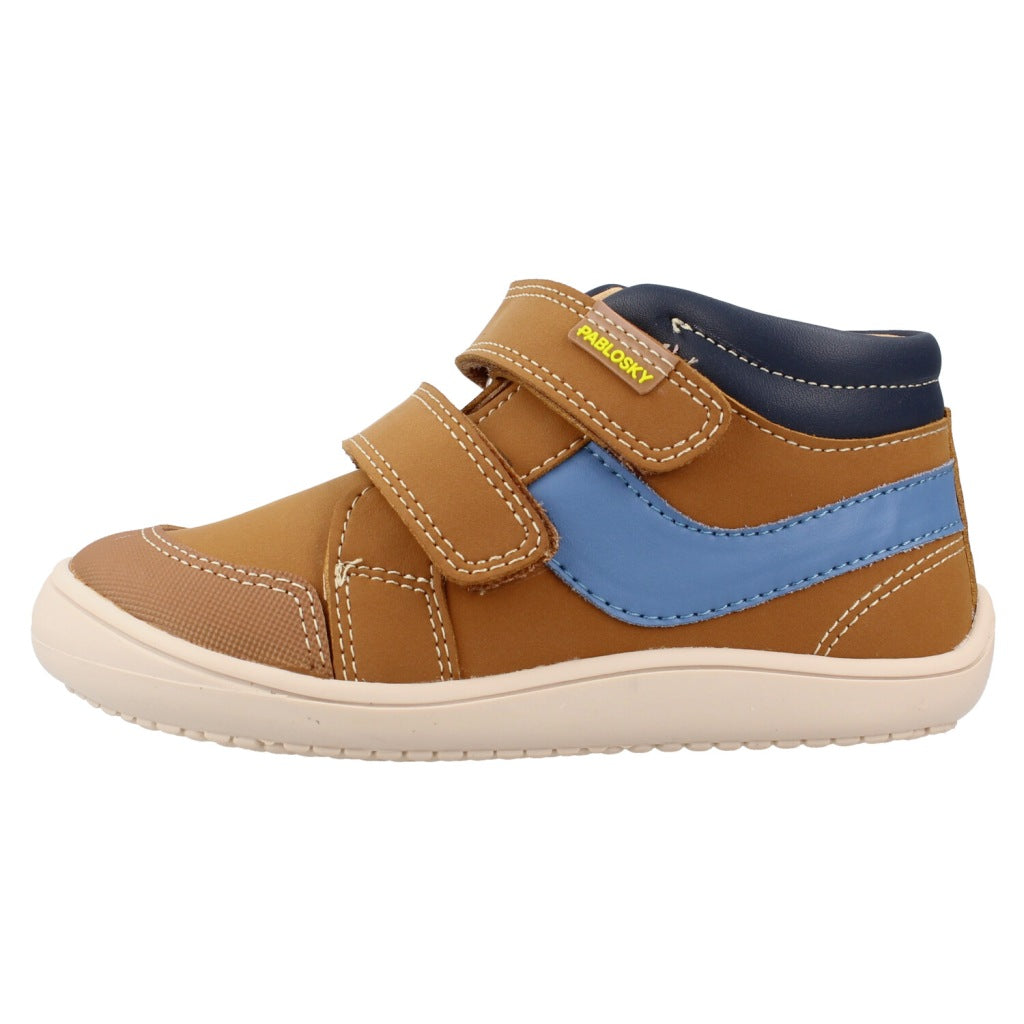 PABLOSKY P BOTITA NOBUCK DUBAI en color MARRON CLARO  (2)