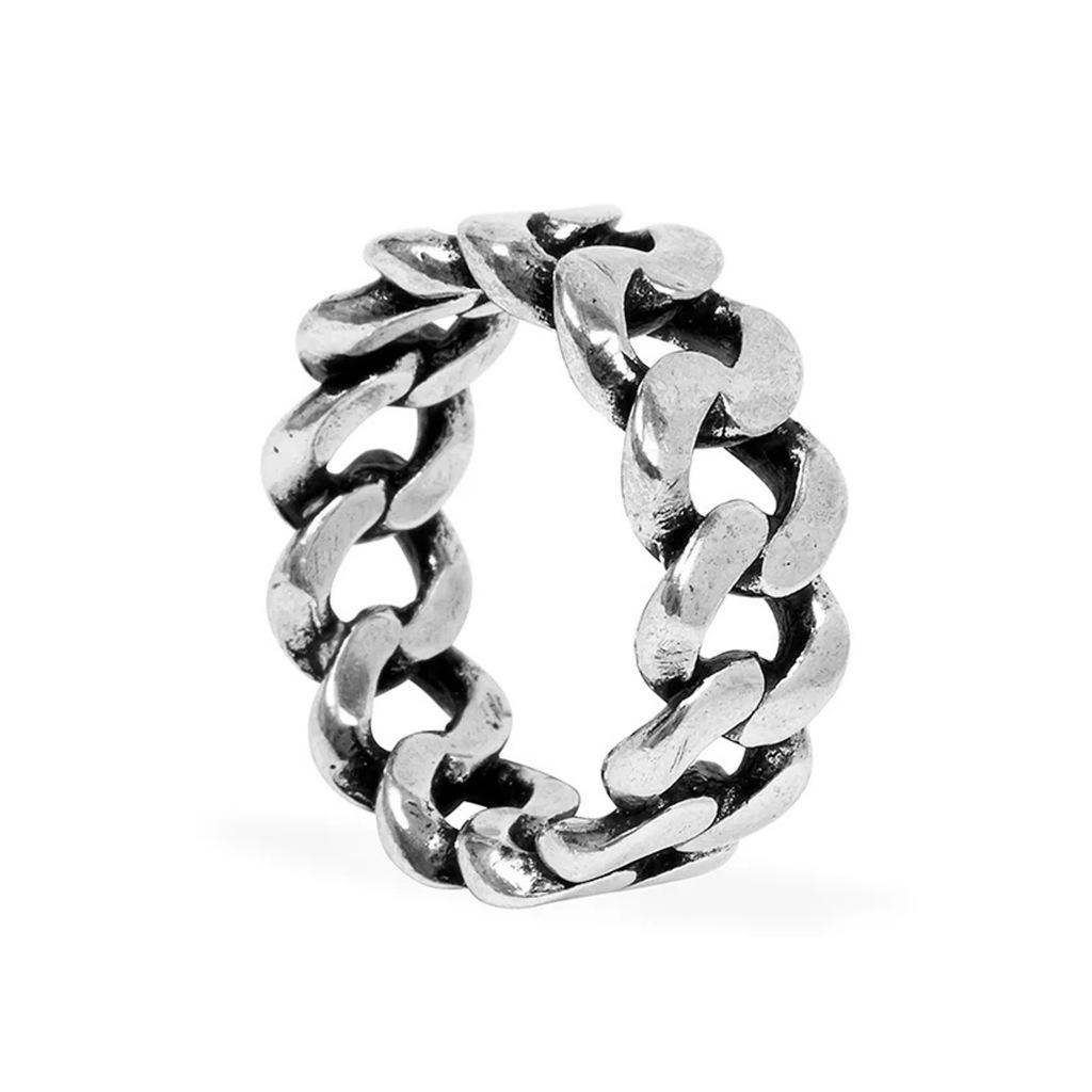 TWOJEYS CUBAN RING en color PLATA  (5)