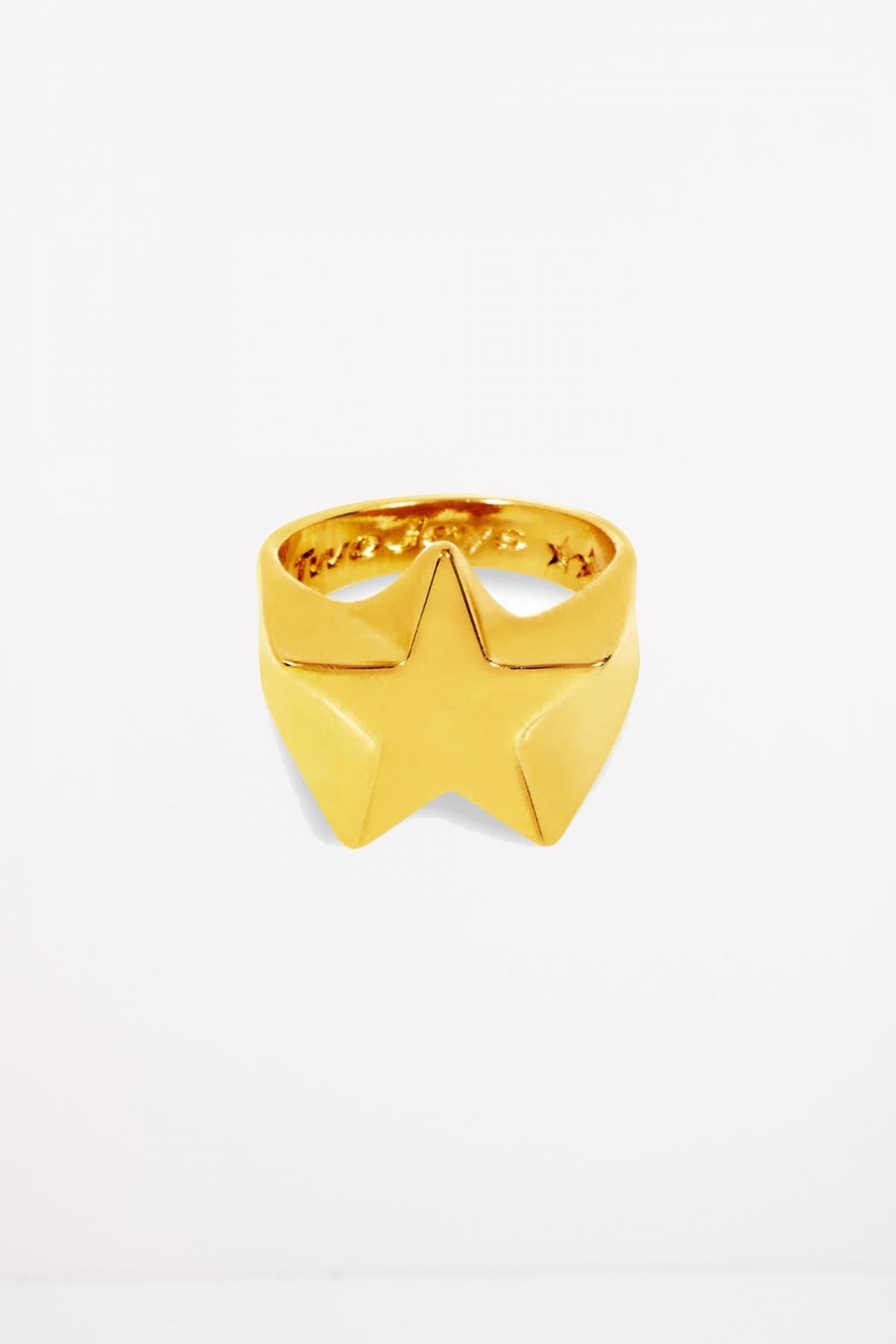 TWOJEYS SHOOTING STAR RING en color ORO  (2)