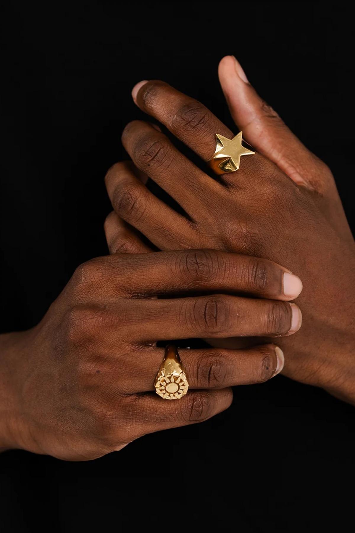 TWOJEYS SHOOTING STAR RING en color ORO  (5)