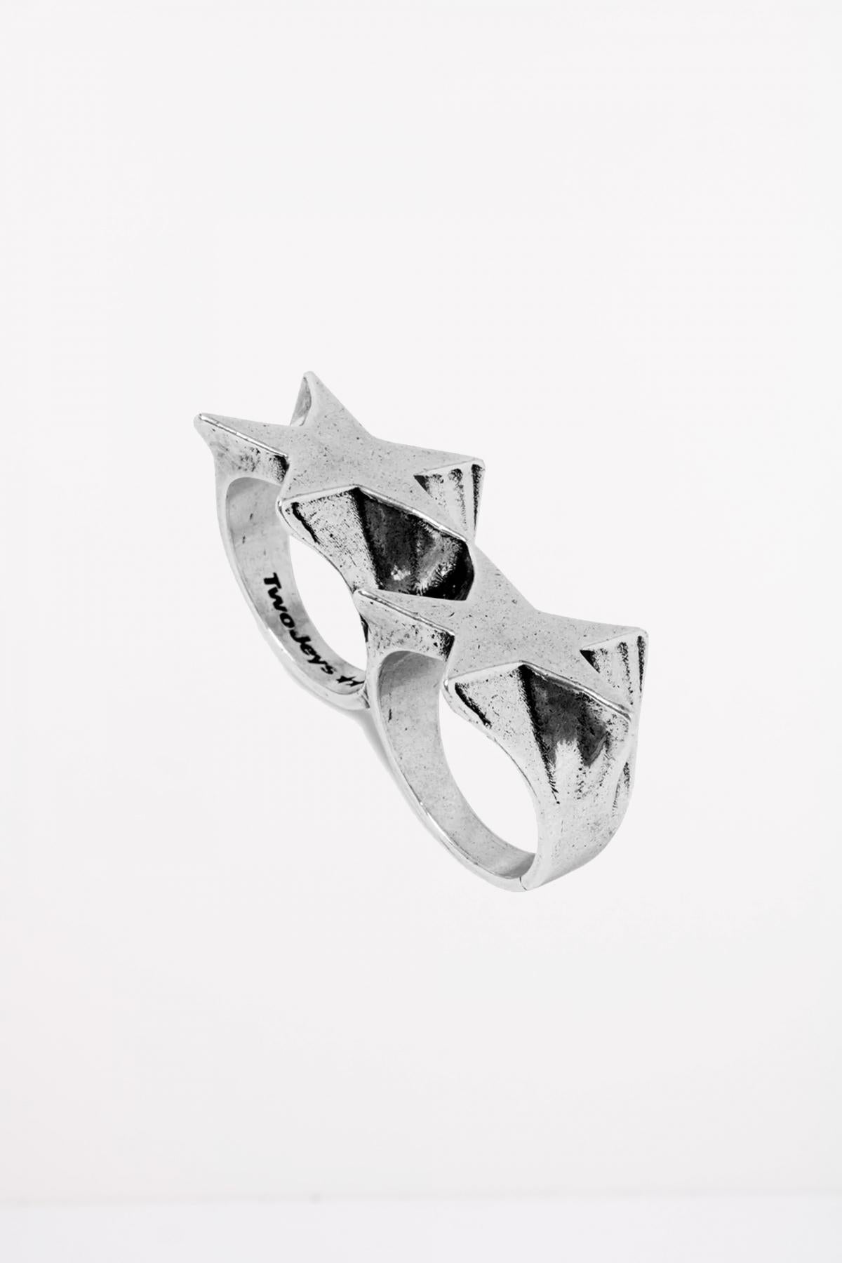 TWOJEYS SUPERSTAR KNUCKLE RING en color PLATA  (1)