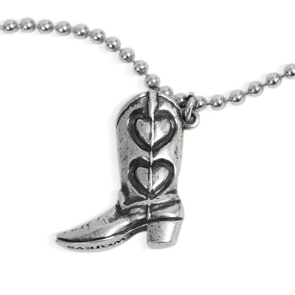 TWOJEYS BOOT NECKLACE en color PLATA  (6)