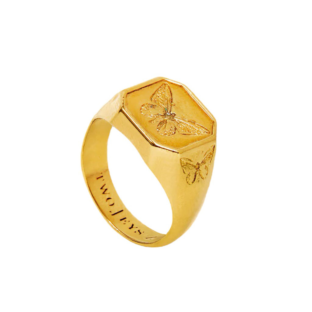 TWOJEYS BUTTERFLY EFFECT RING en color ORO  (5)