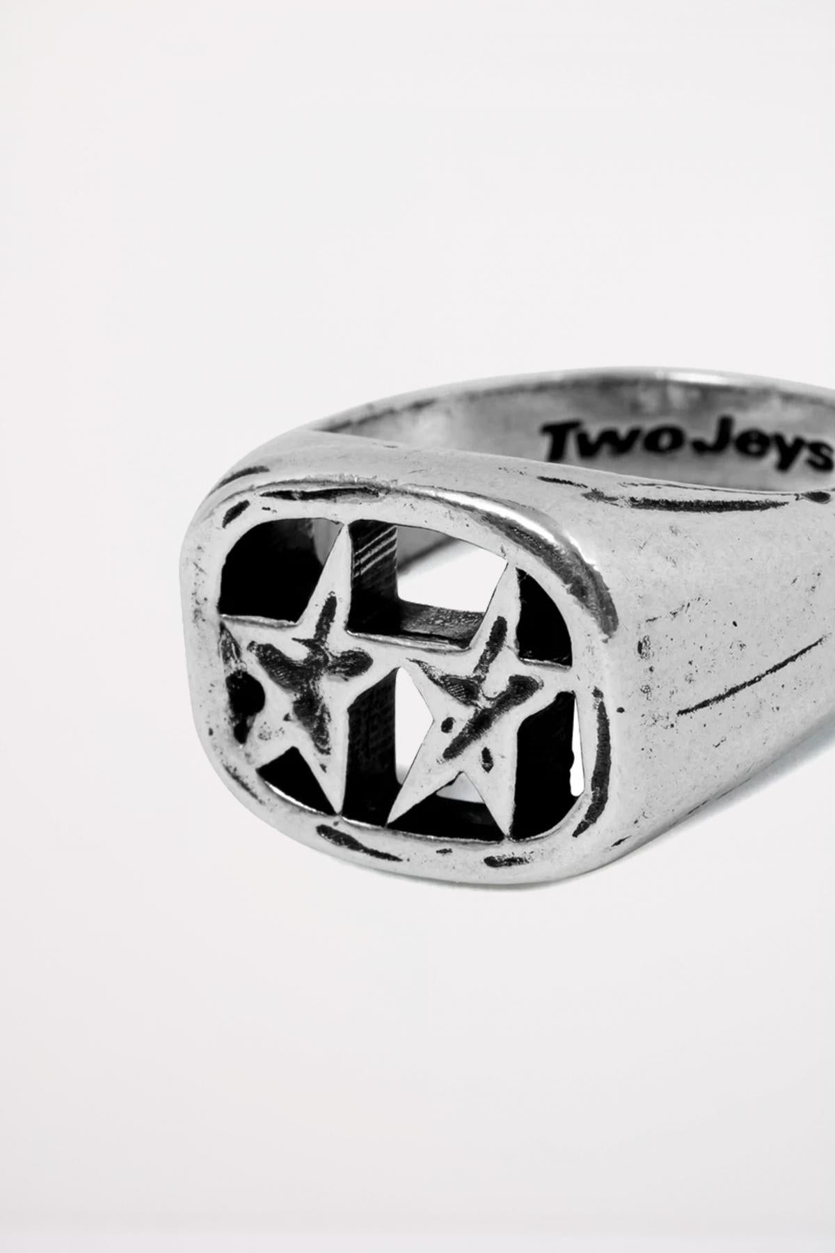 TWOJEYS FRAMED RING en color PLATA  (4)