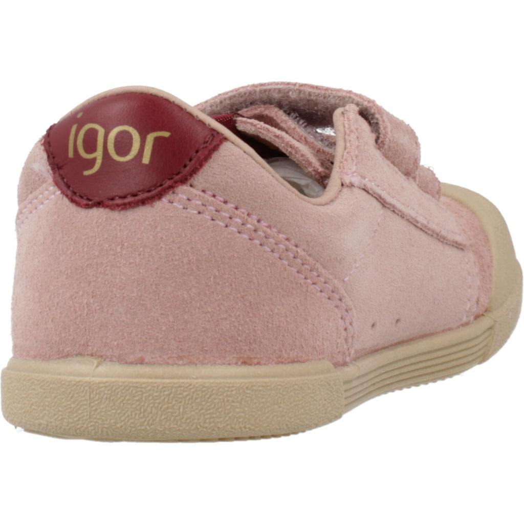 IGOR TENNIS SUEDE en color ROSA  (3)
