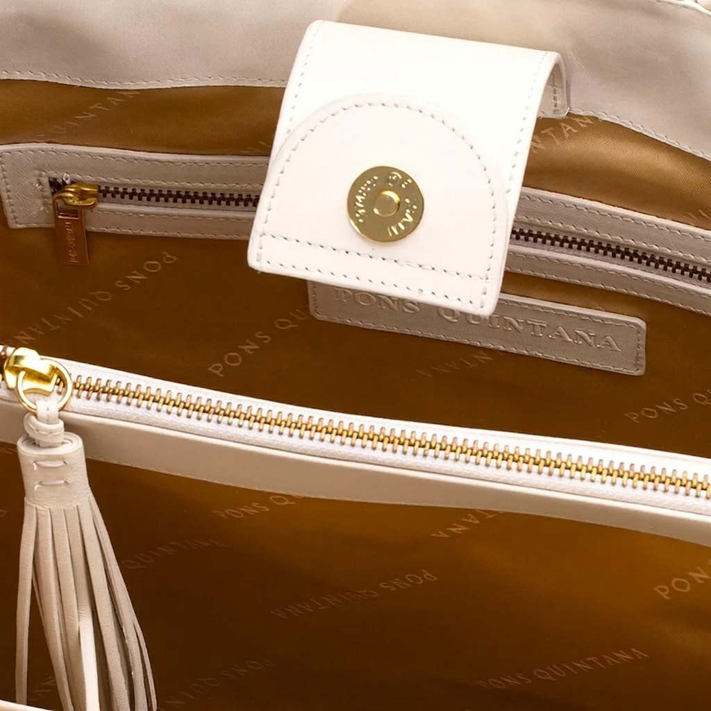 PONS QUINTANA   BELT MILK WET en color BLANCO  (6)