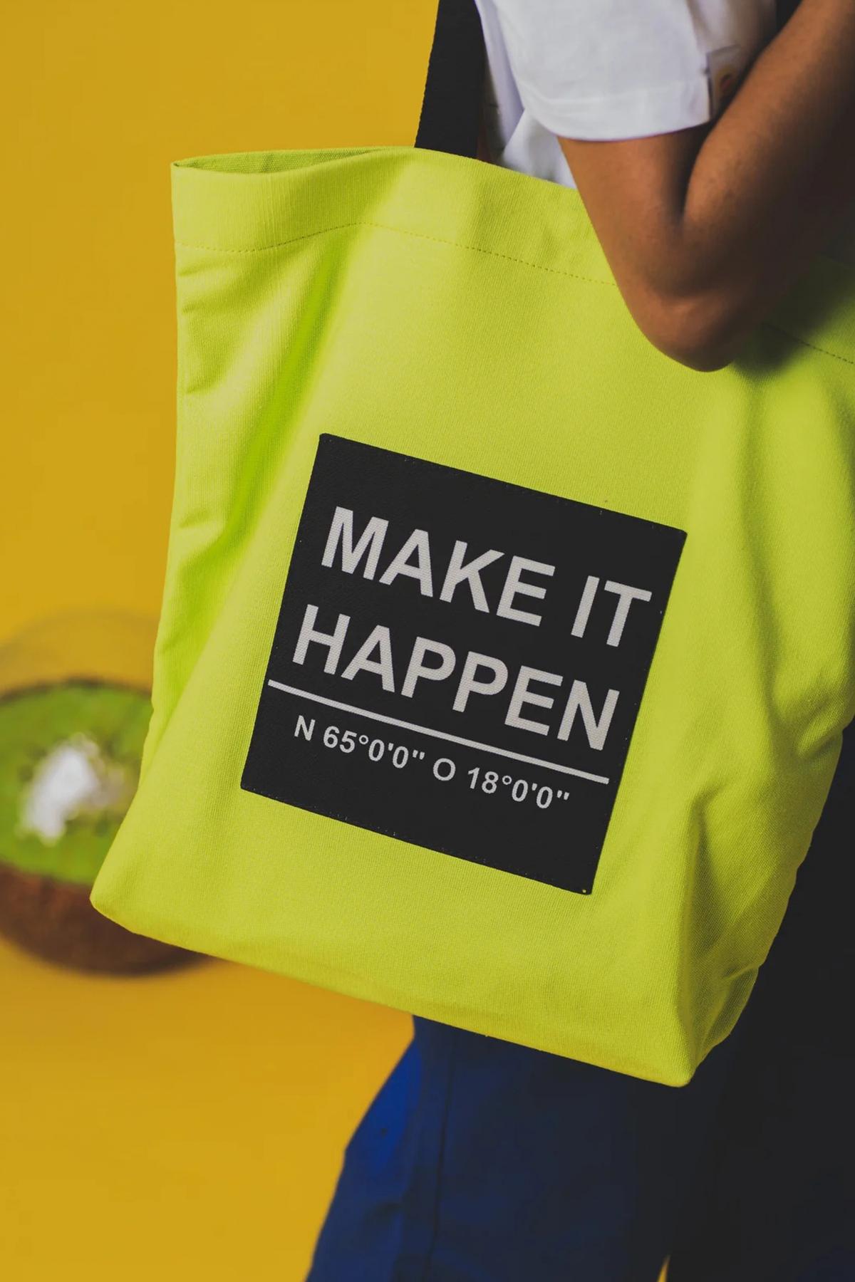 VERB TO DO BOLSO MAKET IT HAPPEN en color VERDE  (1)