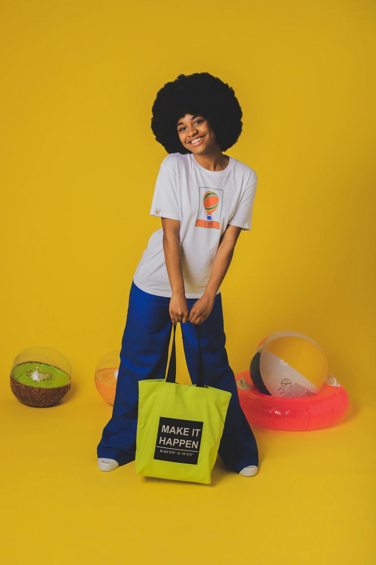 VERB TO DO BOLSO MAKET IT HAPPEN en color VERDE  (4)