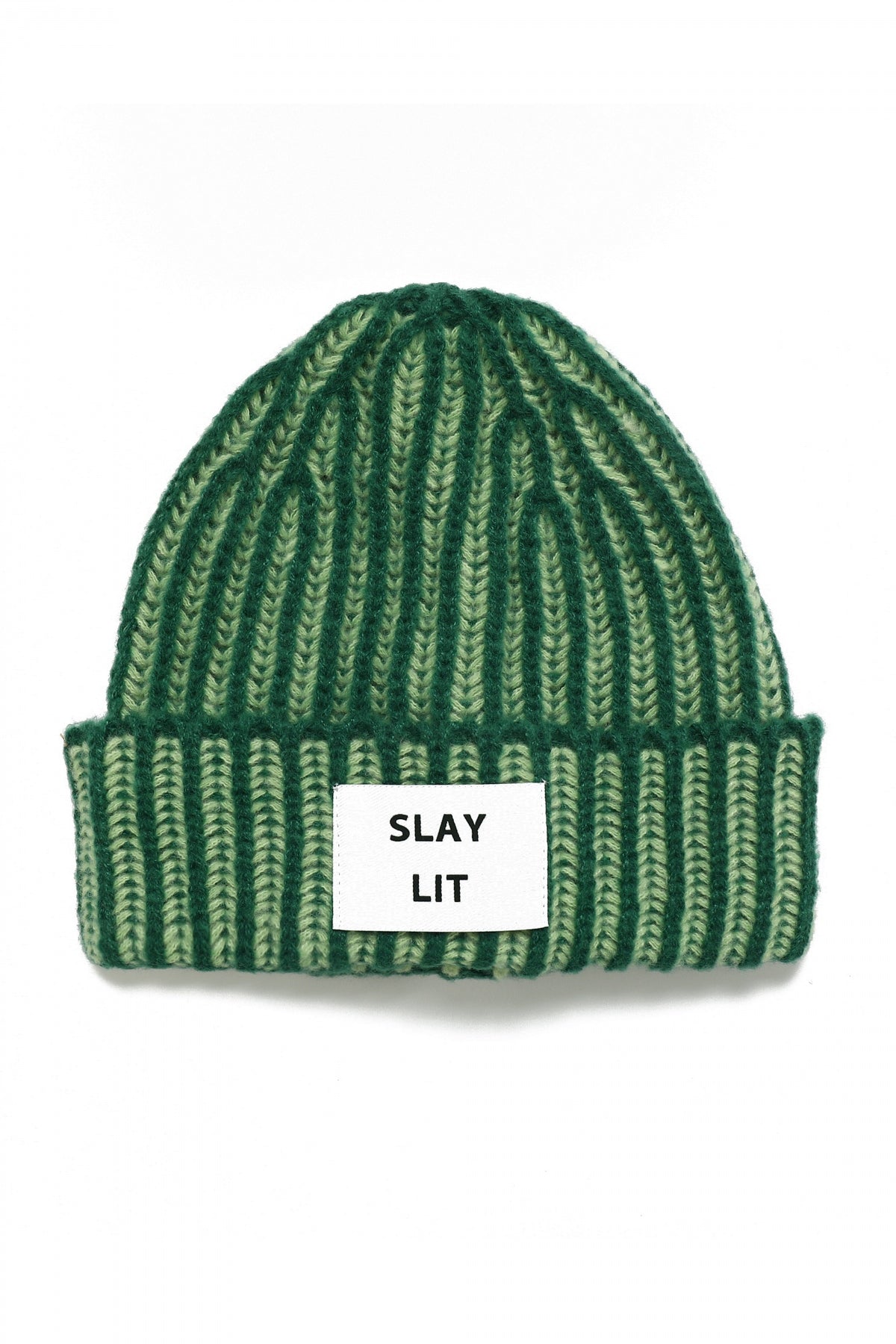 VERB TO DO HAT STAY LIT en color VERDE  (1)