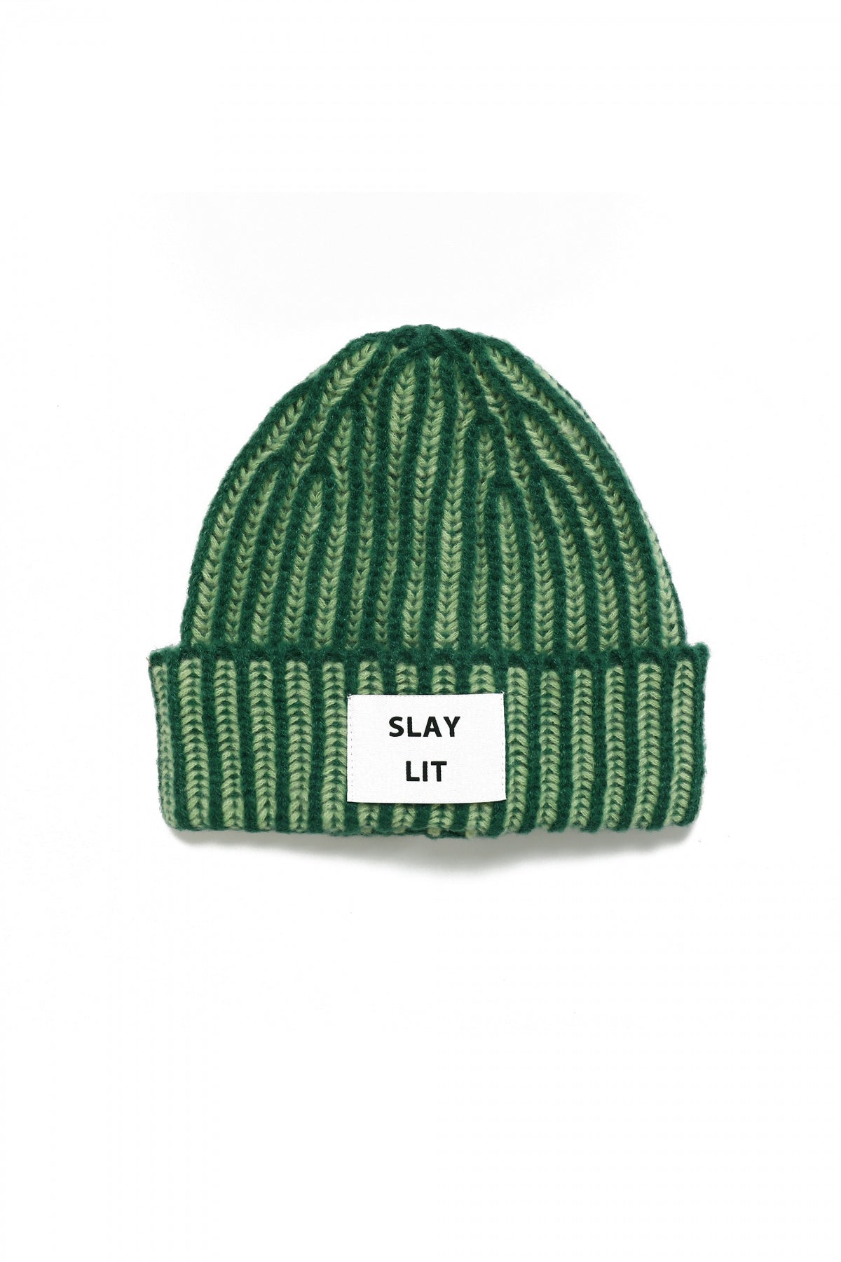 VERB TO DO HAT STAY LIT en color VERDE  (1)