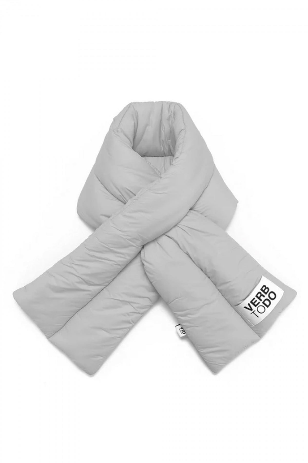 VERB TO DO SCARF NYLON PUFFER en color GRIS  (1)